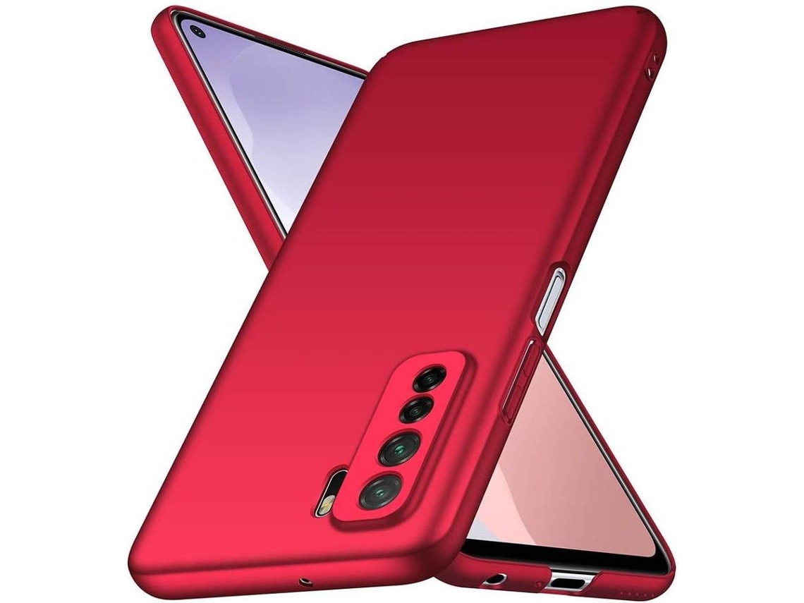 Capa Huawei P40 Lite 5G HONGWE. Vermelho