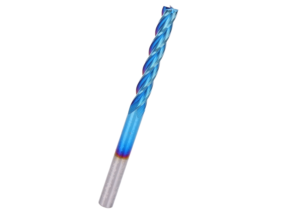 Laxiscreed Fresa De Quatro Canais Com Revestimento Nanometer Blue Para Cnc