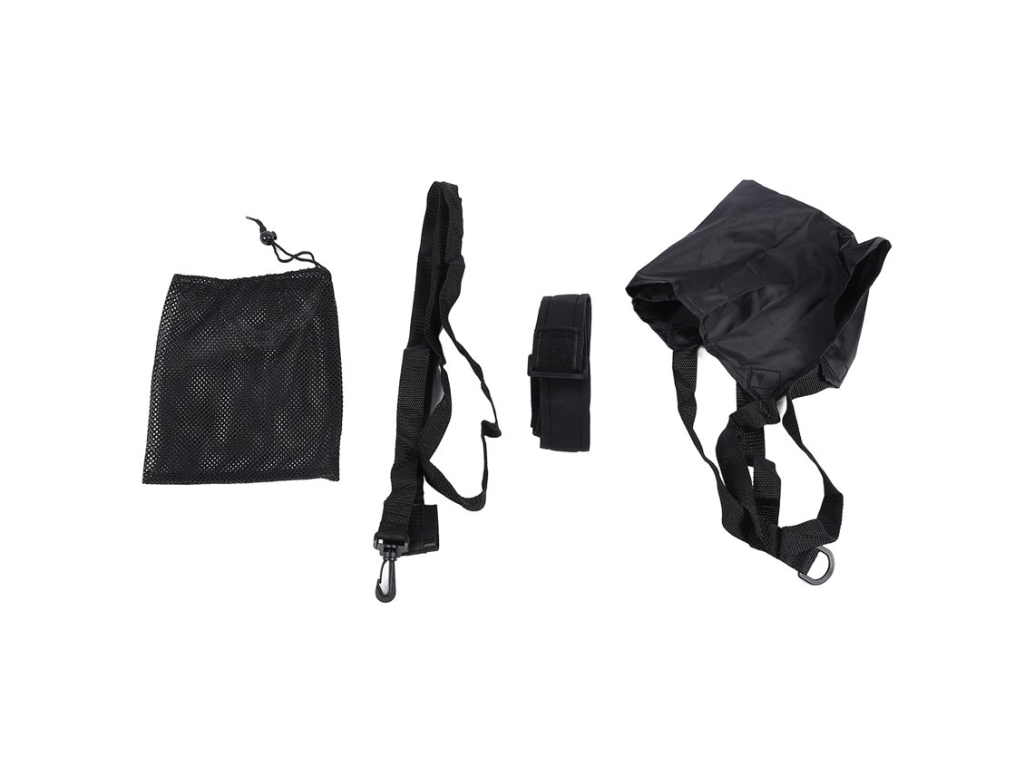 Cinto de Resistência para Natação Preto 40cm Conjunto