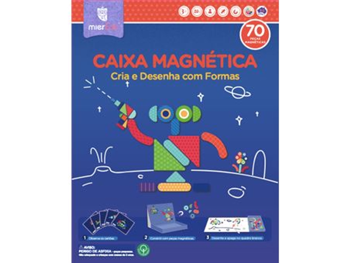 Caixa Magnética - Desenha Com Formas