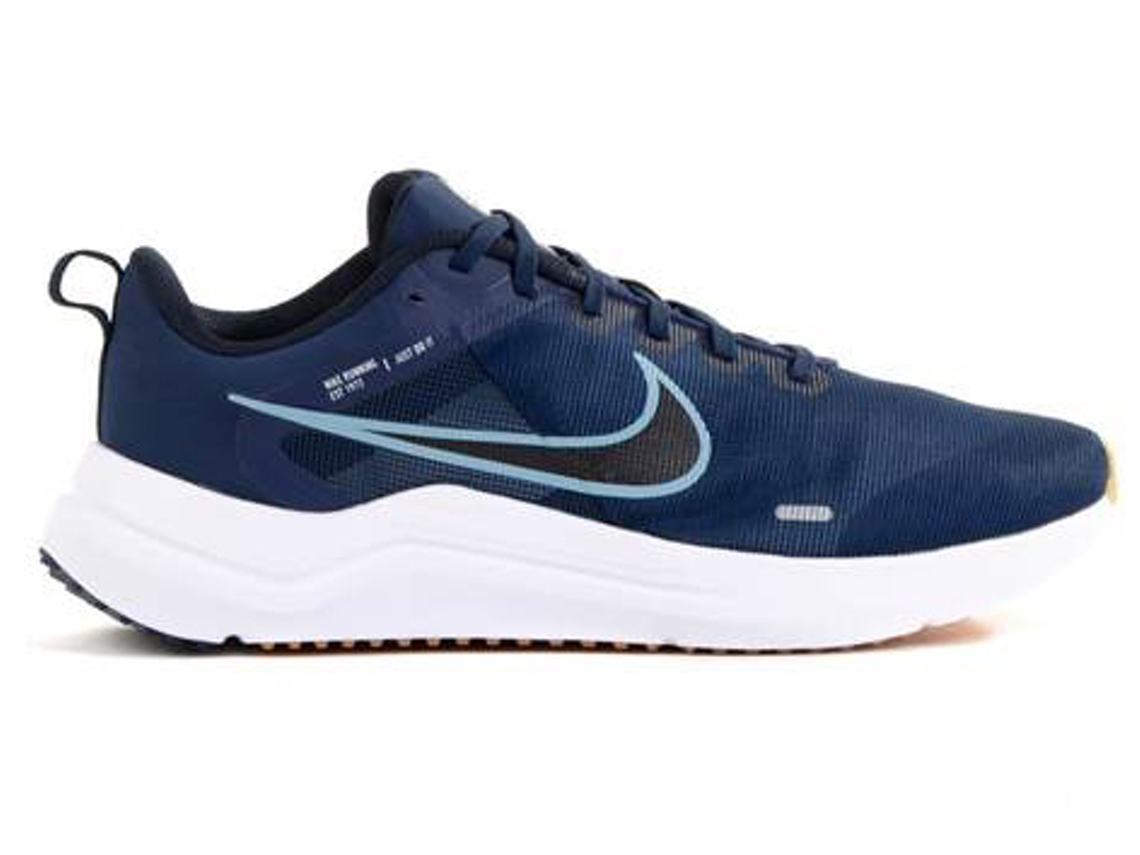 Ténis NIKE Downshifter 12 (Azul Marinho Tecido 42) Worten.pt
