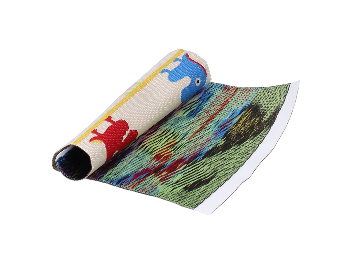 Mali tapete Miniatura de Casa de Bonecas 1:12 em Fio de Seda para Decoração Cute Woven Rug