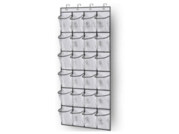 Sapateira multifuncional Fasst para pendurar em casa, com bolsos espaçosos e material durável. CUIDADOS