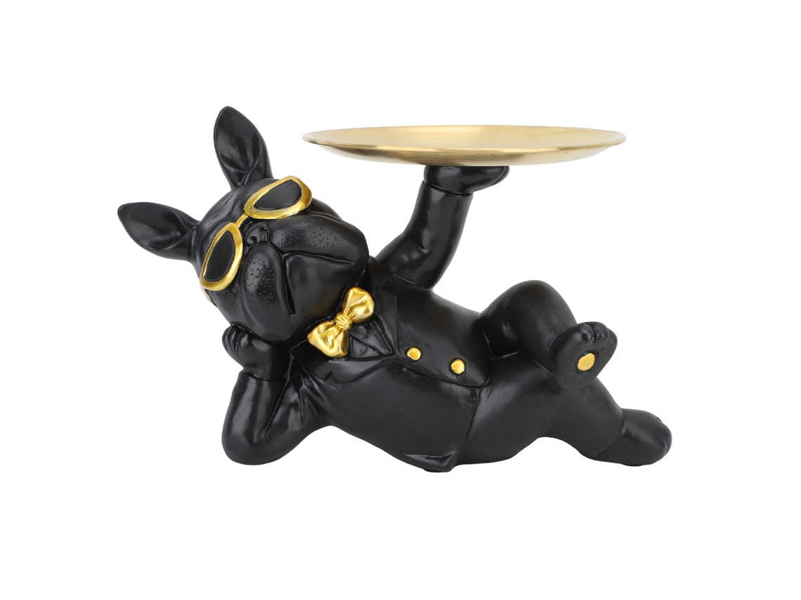 Bandeja de Estátua Bulldog LAXISCREED