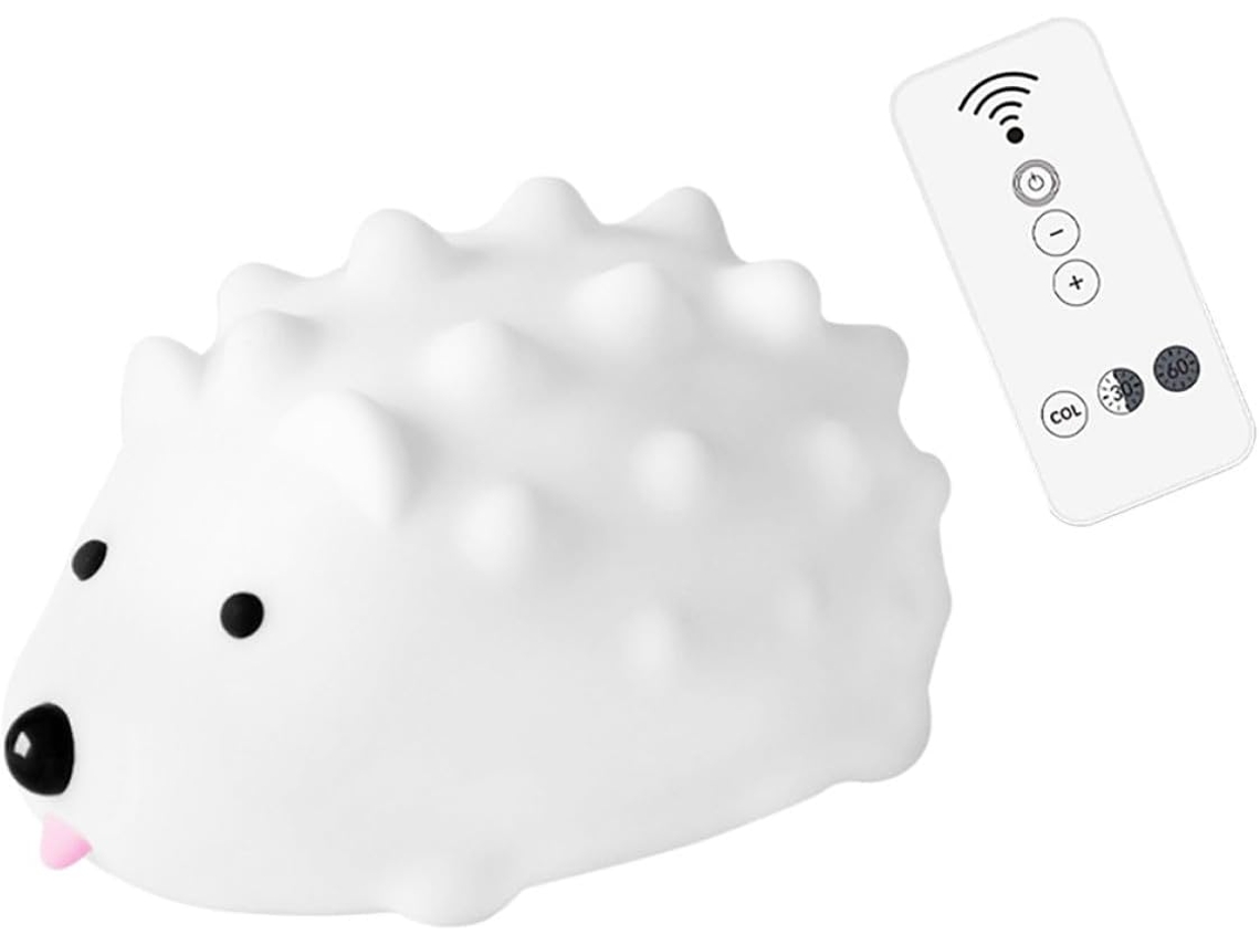 Luminária De Cabeceira Luz Noturna Led Recarregável Via Usb Com
