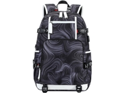 Mochila Para Meninos Com Porta De Carregamento, Laptop, Resistente À Água Estudantes Universitários Aquaforge (preta)