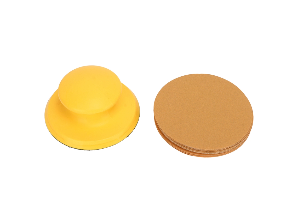 Laxiscreed Kit Com 16 Blocos De Lixa Manuais Para Carpintaria Com Velcro E Pegas Antiderrapantes