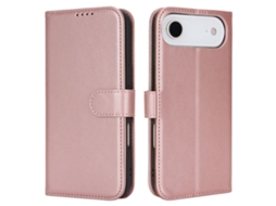 Capa Para Iphone Air Com Suporte - Ouro Rosa
