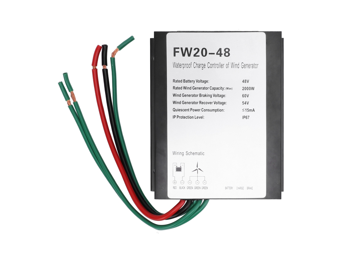 Controlador MPPT para turbina eólica (compatível com 48V, à prova d'água IP67)
