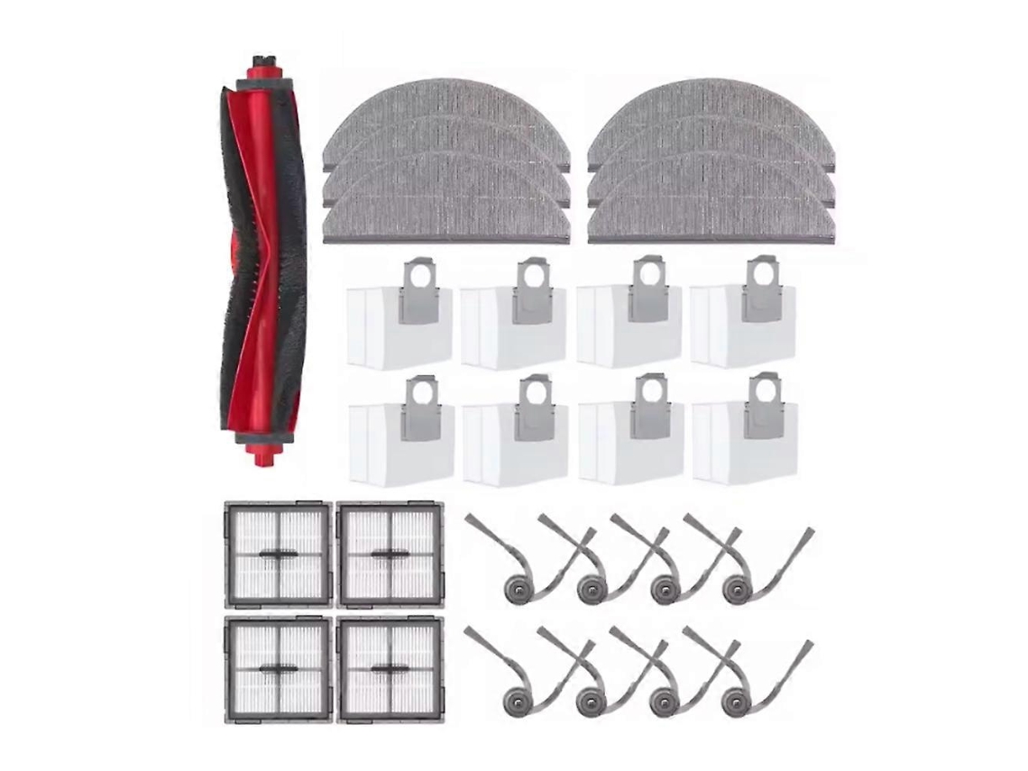 Kit De 27 Peças Para Aspirador De Pó Roborock Q10 X5 / Q10 Pf / Q10p / Q8+ / Q8 Max Pro Plus - Peças De Reposição_ptg