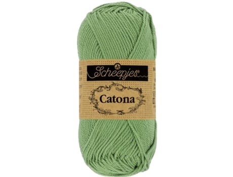 Fio Algodão Mercerizado SCHEEPJES Catona 50G 212 Sage Green
