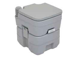 Campingtoilette. 20 L Mobil - Wc. Camping - Wc With Spül - And Abwassertank. 35. 5 X 41 X 42. 5 Cm. Plastic. Gray
