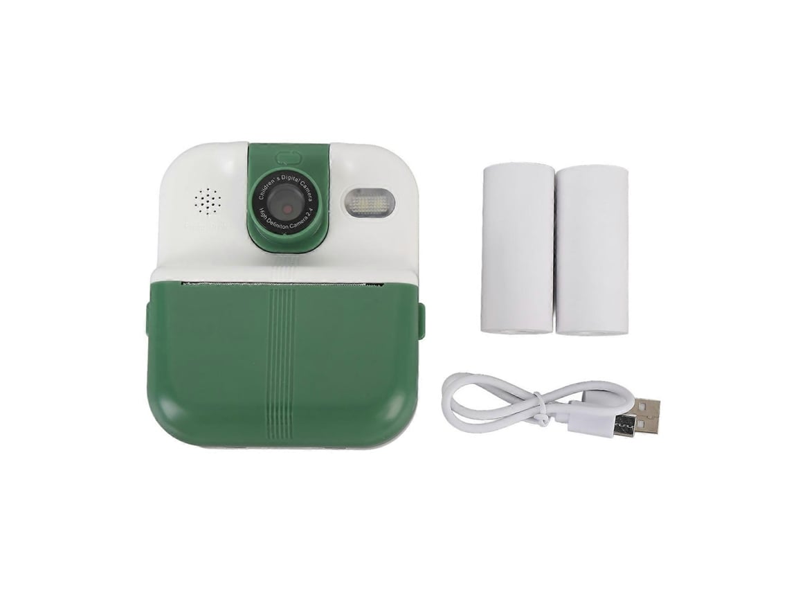 Câmara Instantânea Digital 48mp Com Impressão E Vídeo 1080p, Ecrã Ips 2,4 Polegadas E Bateria 1200mah