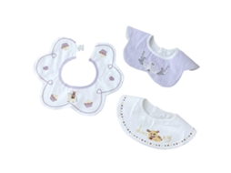 Babador de Algodão Ajustável para Bebês, 3 Peças, Bandana Lenço, Panos para Enfaixar, Girando 360 Graus, para Bebês GIECY