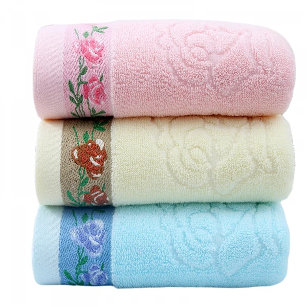 Conjunto de 3 Toalhas de Algodão 33 X 73 Cm Altamente Absorventes e de Secagem Rápida para Banho, Academia, Hotel e Banheiro AQUAFORGE