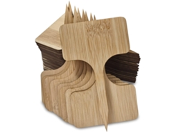 Conjunto de 30 marcadores de bambu em formato T para jardim AQUAFORGE