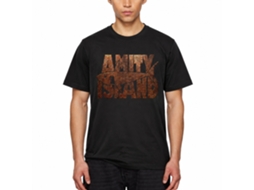 Rockinstone Jaws Movie Shark Burst Black Adult T-shirt Size:m