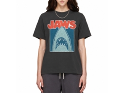 Rockinstone Jaws Movie Minimal Solid Smoke Adult T-shirt Size:xxl