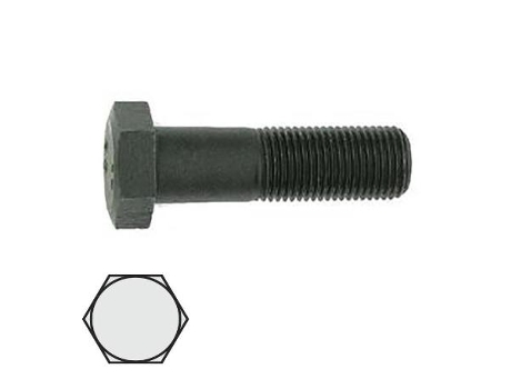 Tornillo cabeza hexagonal din 931 calidad 8.8 negro largo 120mm metrica m-16