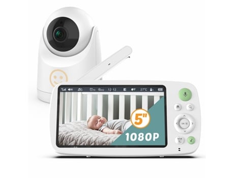 Yuysan Gp5200 Baby Monitor 5 Polegadas, Alta Definição E Sem Fio, Monitor de Segurança Infantil