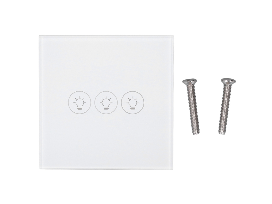 Interruptor Inteligente Wifi Touch Controle por Voz Dimmable com Timer Tuya 90 250v