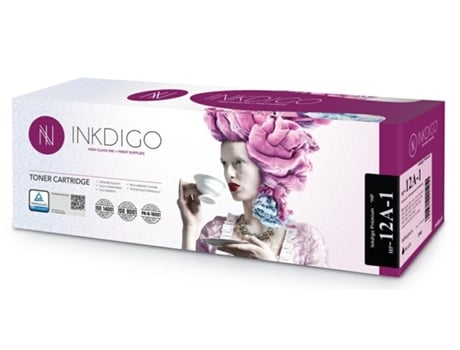 Toner Preto Inkdigo Para Impressora Hp Q2612