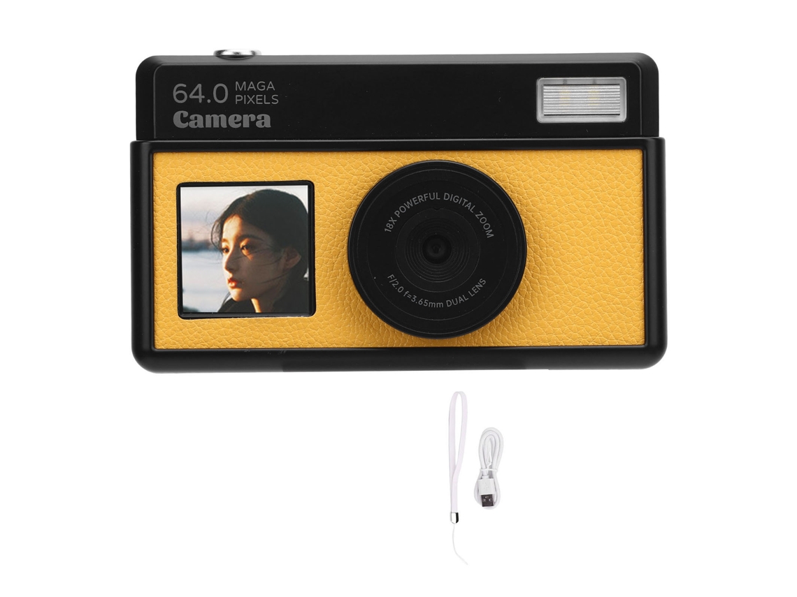 Câmera Digital 4k 64mp Autofoco Zoom 18x Ideal Para Estudantes