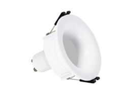 Foco Downlight Cónico Gu10 6W Corte Ø 70 Mm Baixo Ugr Pc LEDKIA