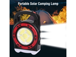 Lanterna De Acampamento Led Solar Recarregável Por Usb, Lanterna, Luz De Barraca Para Áreas Externas Zeuxo