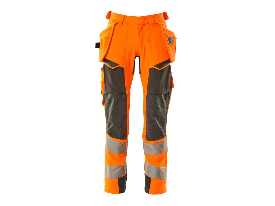 Calças Grandes Com Bolsos Pendurados Accelerate Safe 19031 Laranja 60 / 35 MASCOT