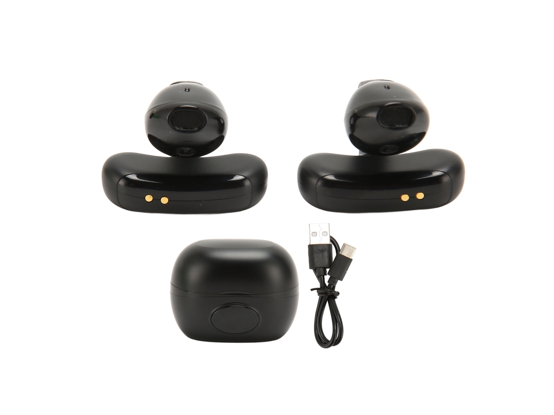 Fones Mali Sem Fio Open Ear Esportivos, Ipx7, Bluetooth 5.3, Hifi, Cancelamento de Ruído, Clip On