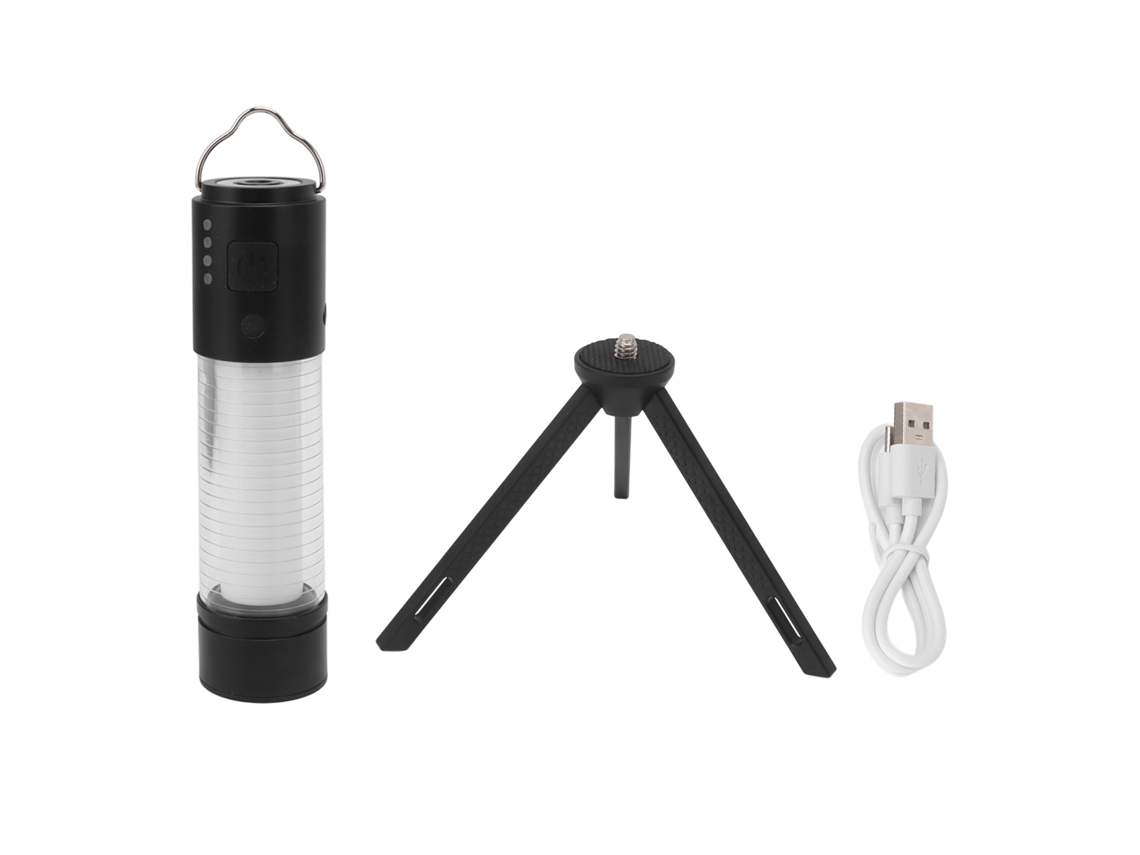 2026 lanterna de Camping Led Recargável Usb c 2600mah com Ímã e Tripé para Emergências, Tempestades e Apagões