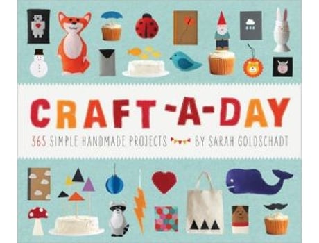 Livro CraftaDay de Sarah Goldschadt (Inglês - Capa Dura)