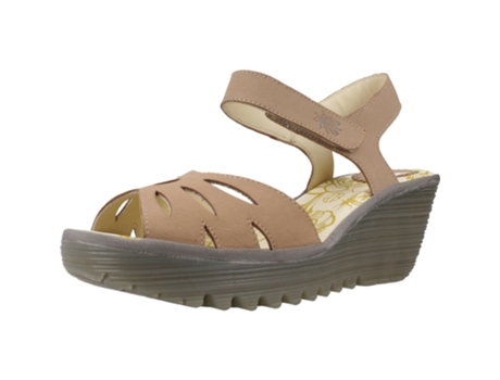 Sapatos de Mulher FLY LONDON Yazi Tecido Castanho (39)
