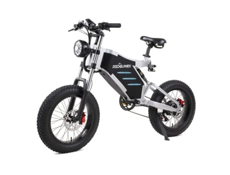 X5 Bicicleta Elétrica Para Adultos Com Pneus Largos De 20 Polegadas Para Todo O Terreno Com Bateria De 48 V E 25 Ah, Amortecedores Duplos Rzoguwex