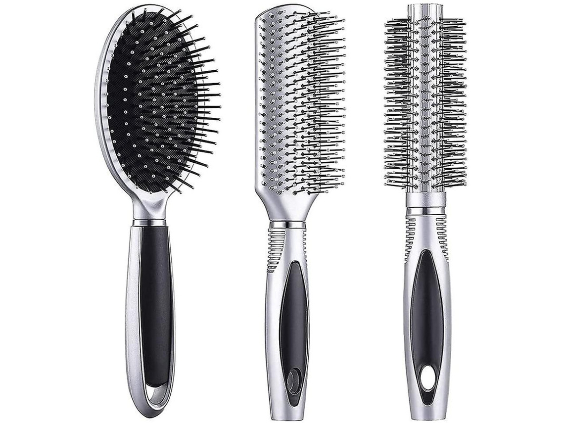 Escova para O Cabelo YIZHOOD Epc019 Prata