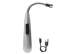 Isqueiro Primerox USB Elétrico Giratório 360° Resistente ao Vento com M/Brand
