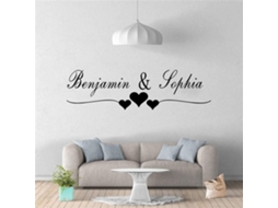 Casal Adesivos De Vinil Muraux Chambre Salão Decoração Papel Peint Decoração Murale 57x15cm