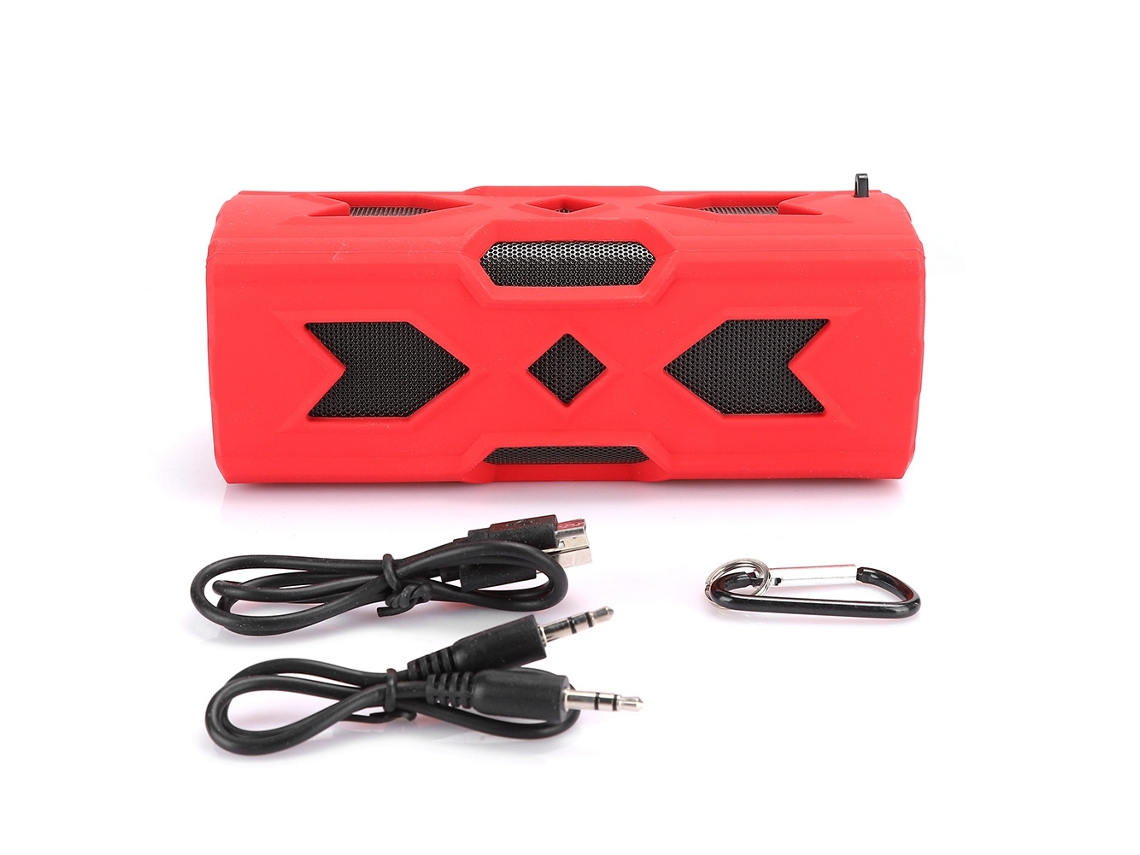 Caixa de Som Bluetooth Portátil com Mosquetão para Esportes CHABERLU
