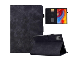 Capa De Couro Com Relevo Tower Para Tablet Lenovo Tab M11 / Xiaoxin Pad 11 2024