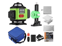 Nível A Laser Verde 16 Linhas Auto Nivelante, Alta Visibilidade, À Prova Dágua Precisão ±0,2mm/10m, Verde Grama