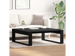Vidaxl Mesa De Centro Carvalho Preto 100 X 100 X 35 Cm