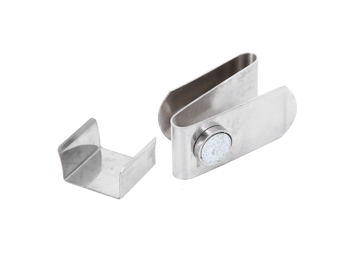 Suporte de Giz para Taco de Bilhar Magnético em Aço Inoxidável Forma S Compacto S/MARCA
