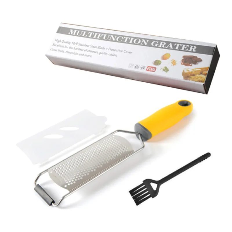 Triturador com Capa Protetora e Escova de Limpeza, Feito de Aço Inoxidável, Próprio para Lava louças. MDUG (amarelo)