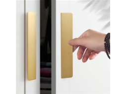 Puxador Moderno E Simples Em Cobre Puro Para Porta De Armário, Gaveta, Furo Único, Puxador De Luxo Em Latão Com Luz
