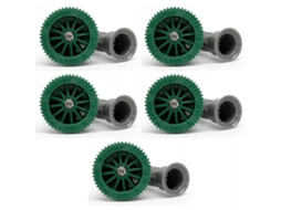 Bocal difusor 12A HUNTER. Alcance 3,70 metros. Pacote de 5 bicos HUNTER 12A. Características: Pressão: 1 a 2,1 bares. Alcance: 3,70 m Ajuste do