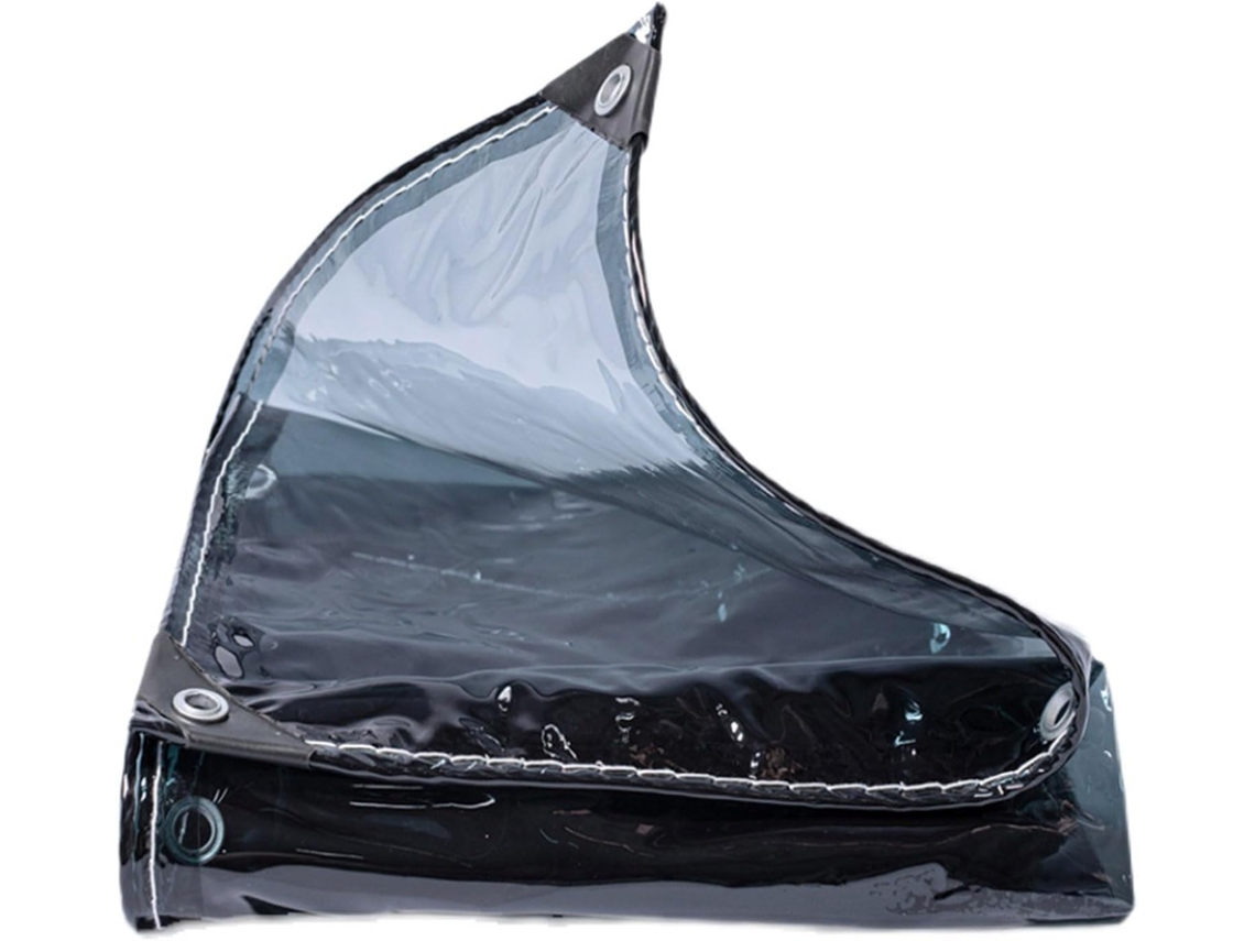 Clear Pvc Tarp Tarps 1x2m, Heavy Duty Tarpaulin With Grommets, Waterproof Tarp Cover, Foldable Plastic Tarpaulin
