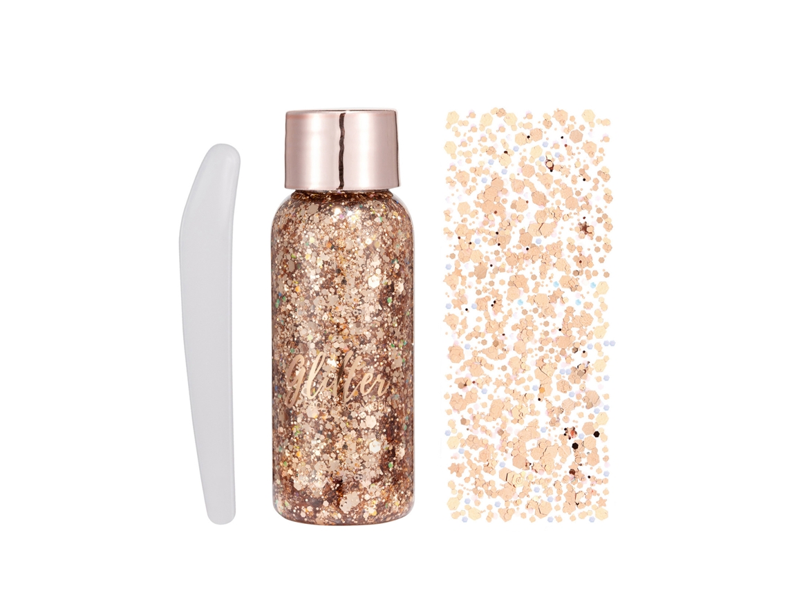Handaiyan Glitter De Maquiagem De 30ml De Longa Duração Para Rosto Cabelo E Unhas Com Brilho Intenso