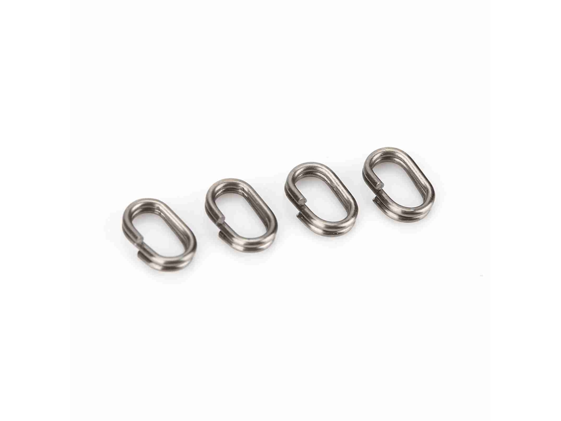 Conector de Pesca Anel Elíptico Inox 5x8mm 100un
