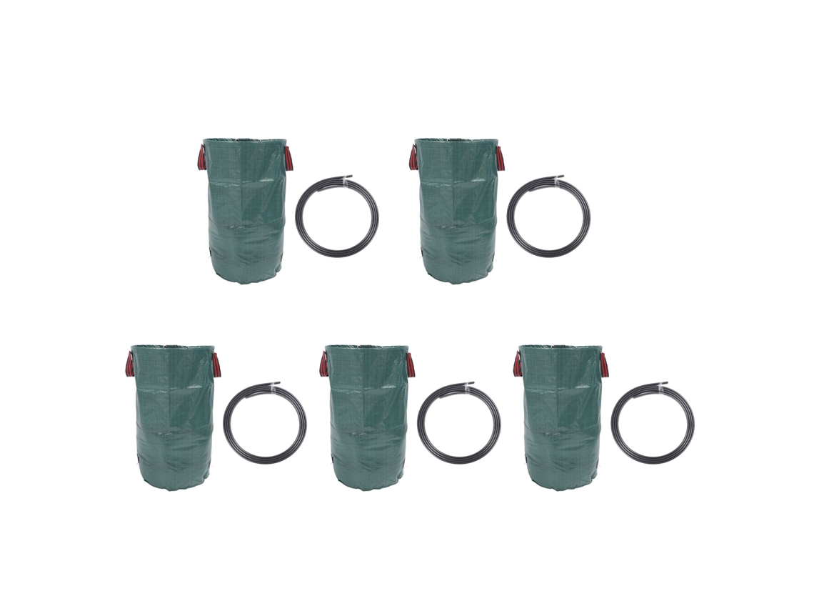 Sacos de jardim reutilizáveis, sacos de armazenamento vertical e sacos de poda.